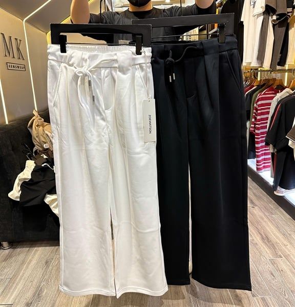  Quần Nỉ Suông QC Z7319 Trơn 