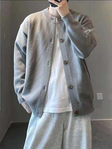  AK Cardigan QC 9252 Trơn 