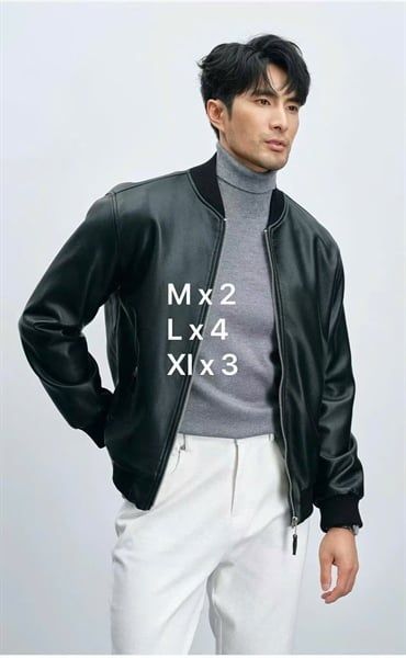  AK Bomber Da QC 824 Lót Lông 