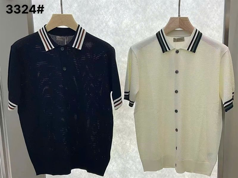  Polo Len QC 3324 Full Cúc Cải Cổ 