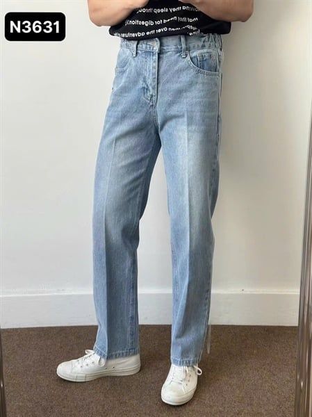  Jean Ống Đứng QC XT N3631 Trơn 