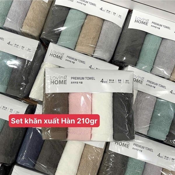  Set khăn xuất Hàn dư xịn 