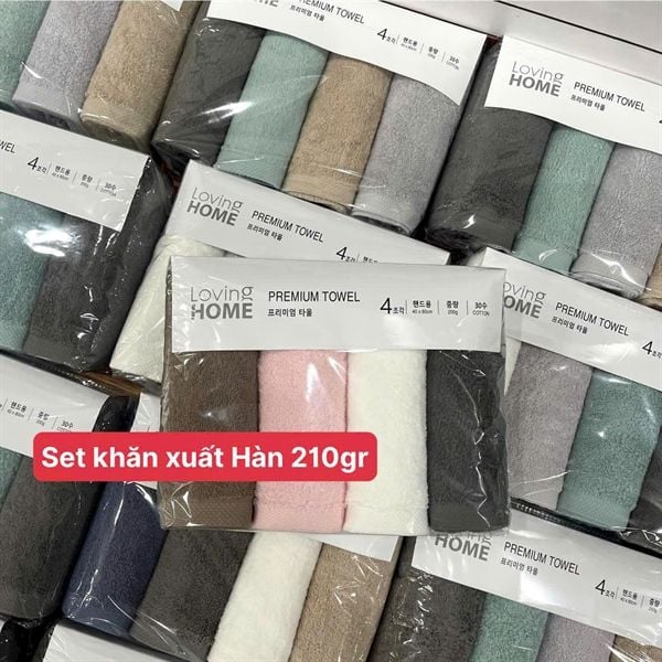  Set khăn xuất Hàn dư xịn 