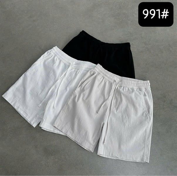  Short Đũi QC 991 Trơn Cạp Chun 