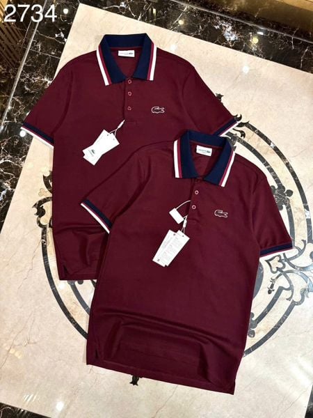  Polo SC Lacoste Cải Cổ Và Tay 26 