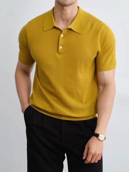  Polo NT Len QC DP5661 Trơn 