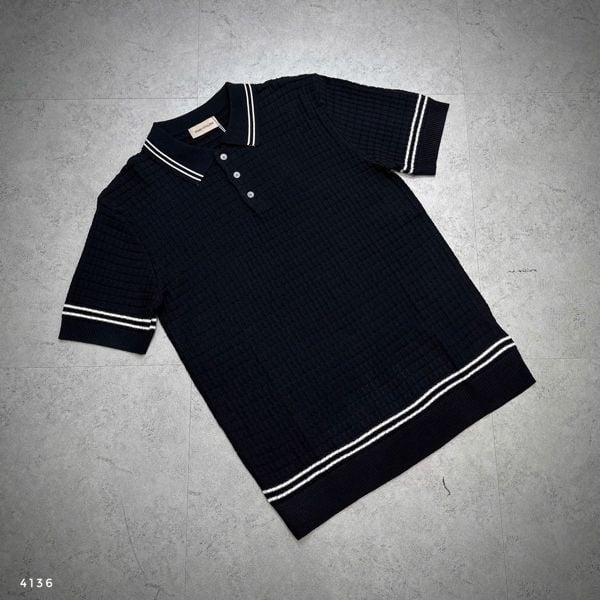  HĐ Polo Len QC 4136 Cải Cổ Và Tay 