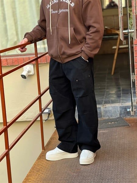  Quần Kaki Suông QC 25209 Trơn 