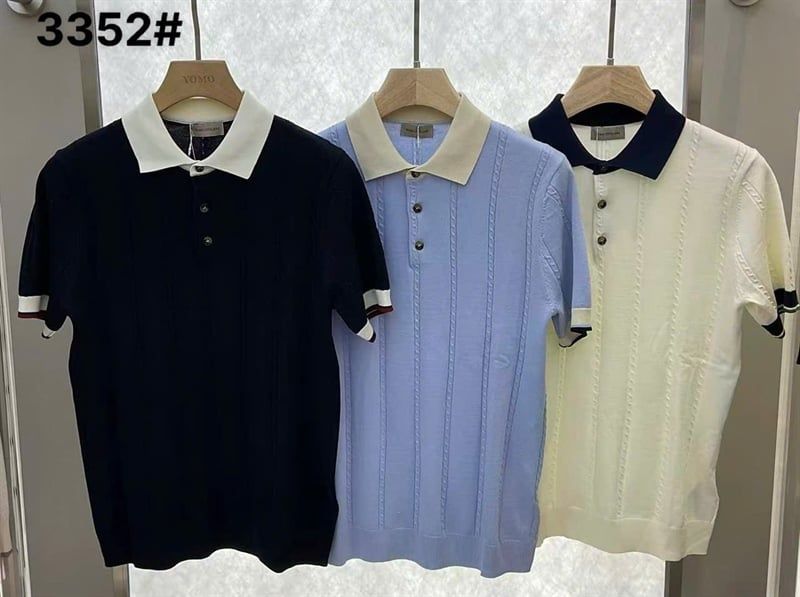  Polo Len QC 3352 Cải Cổ 