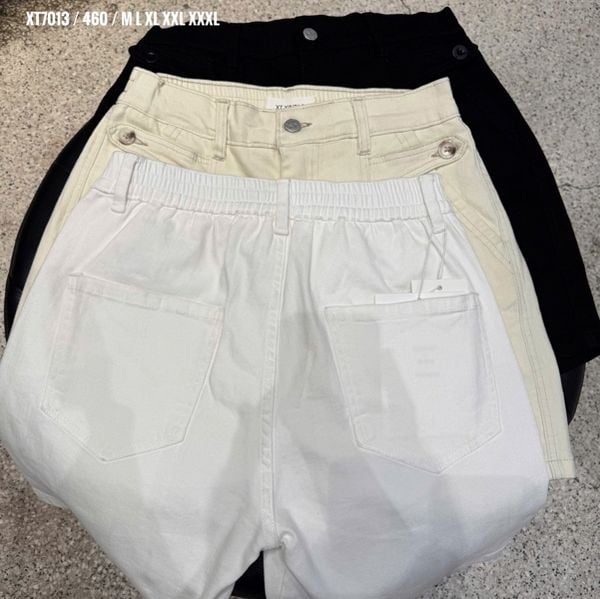  HĐ Short Kaki XT7013 Trơn 