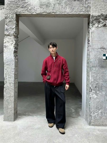  AK Cardigan QC M069 Trơn 