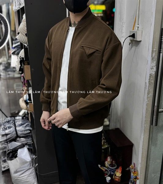  HĐ AK Bomber Dạ QC 8065 Túi Ngực 