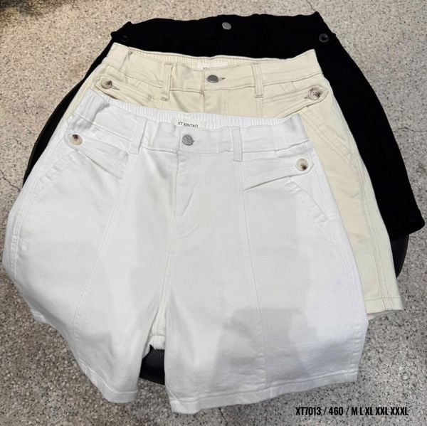  HĐ Short Kaki XT7013 Trơn 