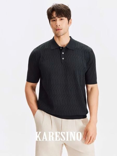  Polo Len QC 3334 Vân Chéo 