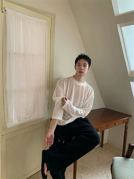  [ẢNH THẬT] Áo Dài Tay Len Trơn Nam 261 