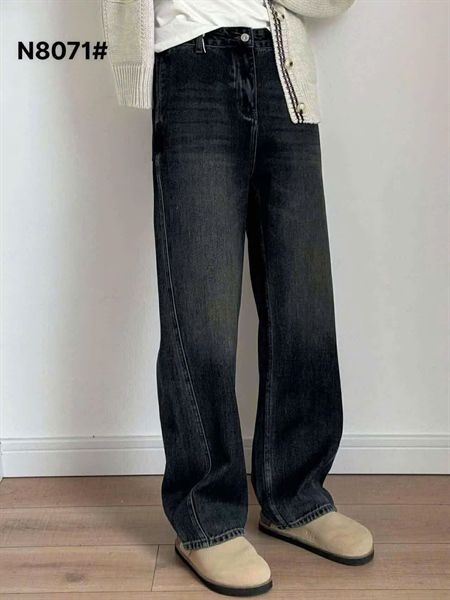  Jean Suông QC XT N8071 Trơn 