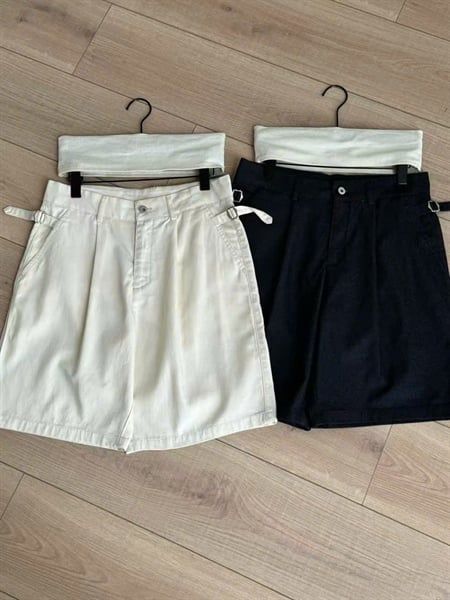  Short Jean QC Trơn Side Tab 