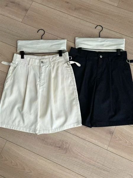  Short Jean QC Trơn Side Tab 