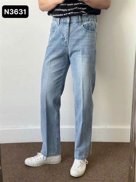  Jean Ống Đứng QC XT N3631 Trơn 