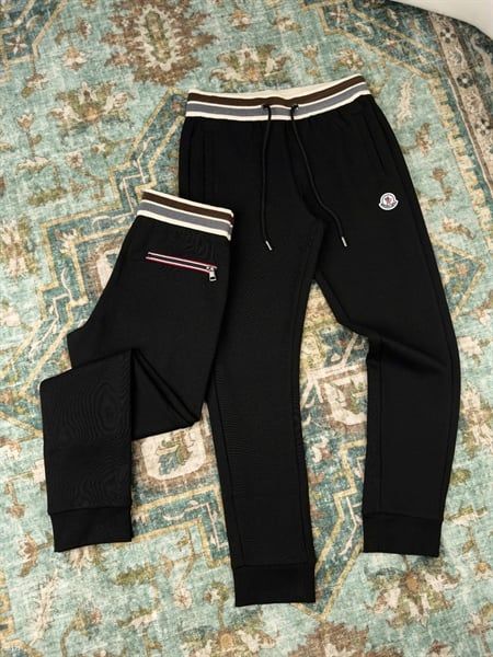  Jogger Nỉ SC Moncler Phối Cạp 