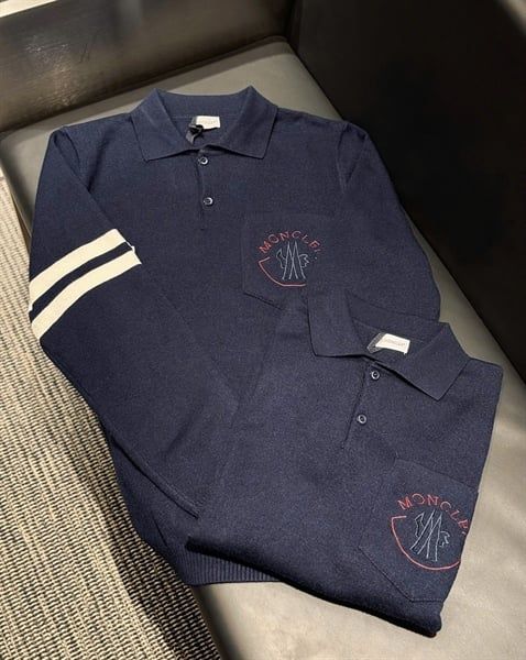  Polo Len DT SC Moncler Cải Tay Thom 