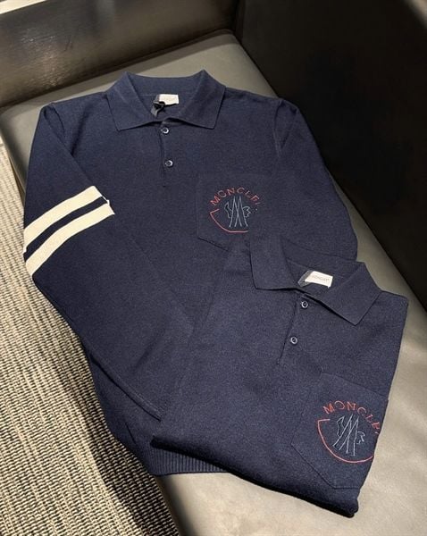  Polo Len DT SC Moncler Cải Tay Thom 