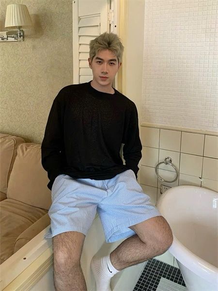  [ẢNH THẬT] Áo Dài Tay Len Trơn Nam 261 