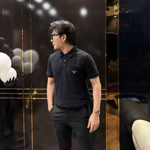  [ẢNH THẬT] Polo Nam Ngắn Tay Nam Đính Logo Ngực 25 