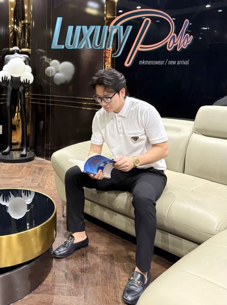  [ẢNH THẬT] Polo Nam Ngắn Tay Nam Đính Logo Ngực 25 