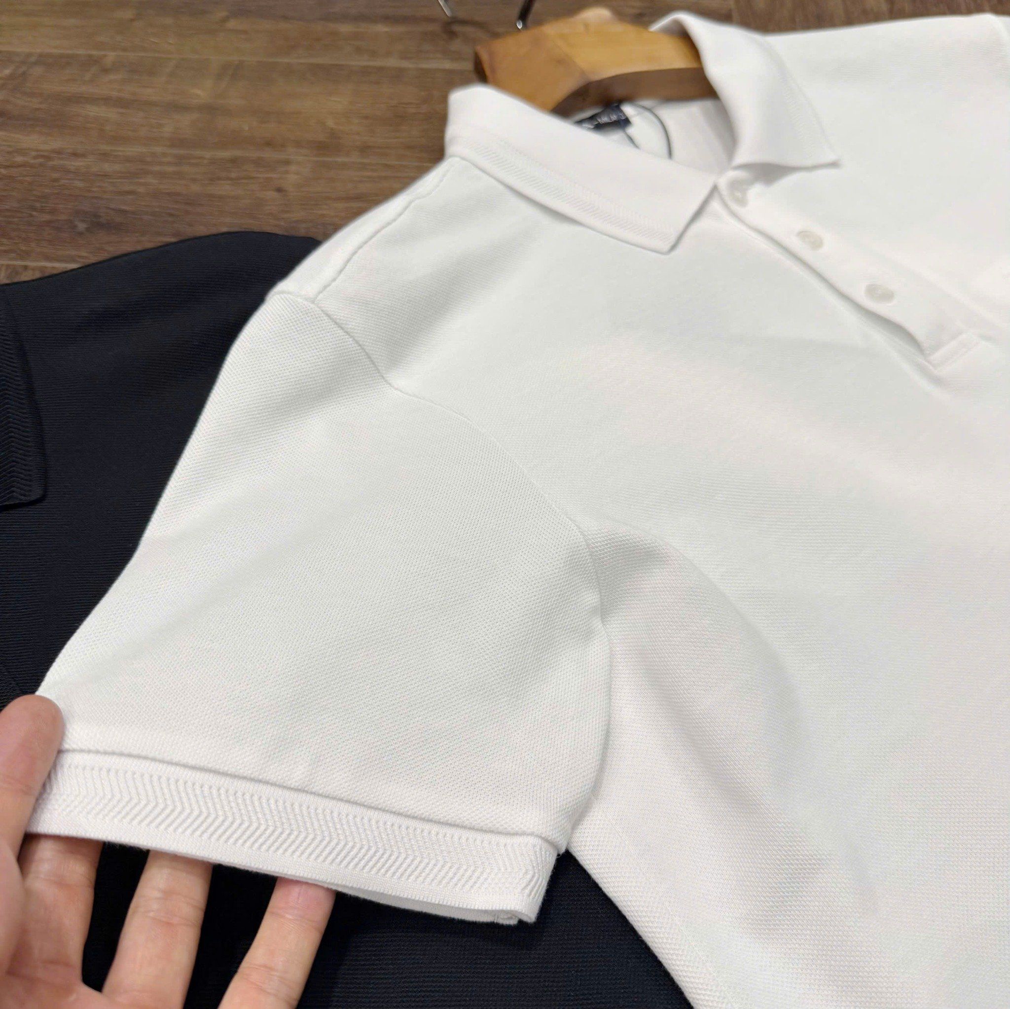  [ẢNH THẬT] Polo Nam Ngắn Tay Nam Đính Logo Ngực 25 
