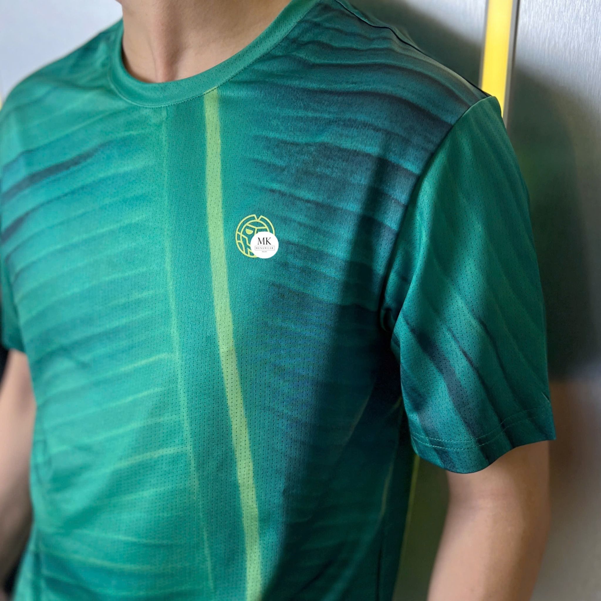  [ẢNH THẬT] Bộ Ngắn Tay Thể Thao Nam Cao Cấp Logo Ngực Phối Màu Loang 25 