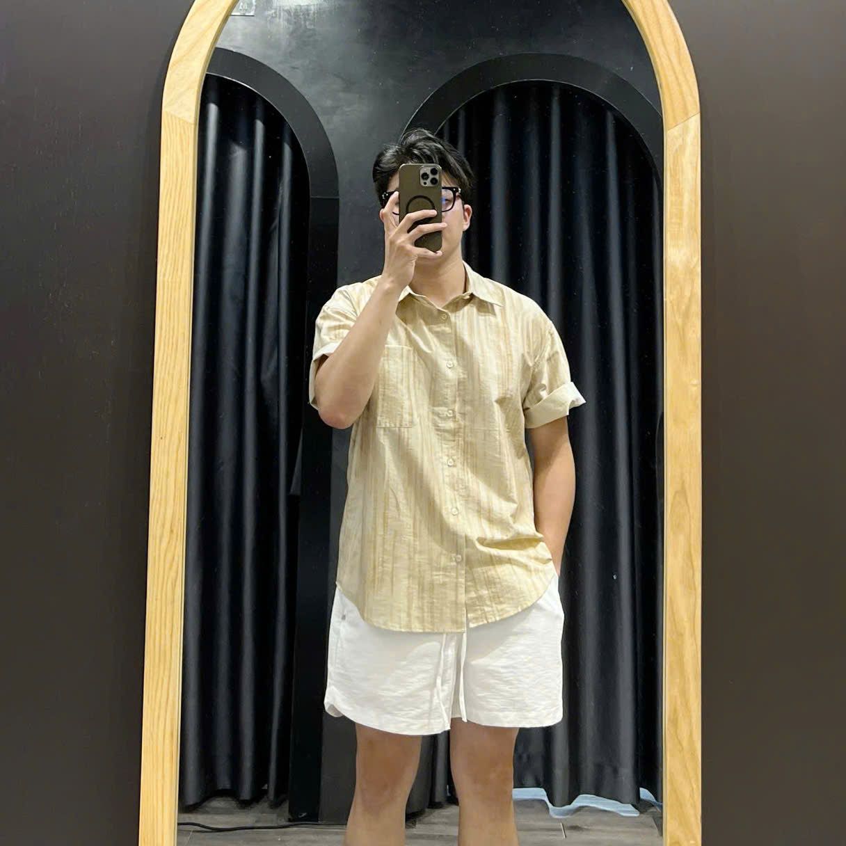  [ẢNH THẬT]  Short Đũi Nam Trơn Form Hàn 55110 