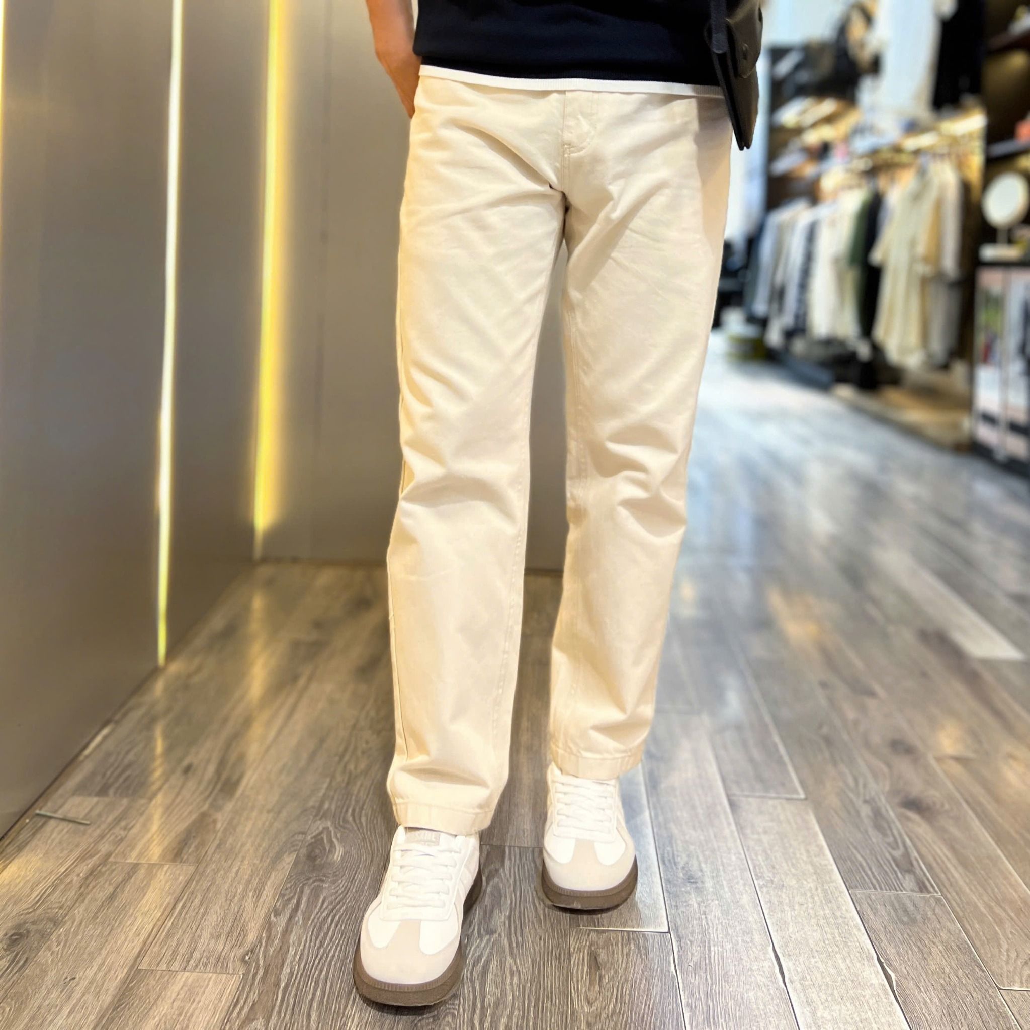  [ẢNH THẬT] Quần Jean Nam Ống Đứng Trơn 8057 