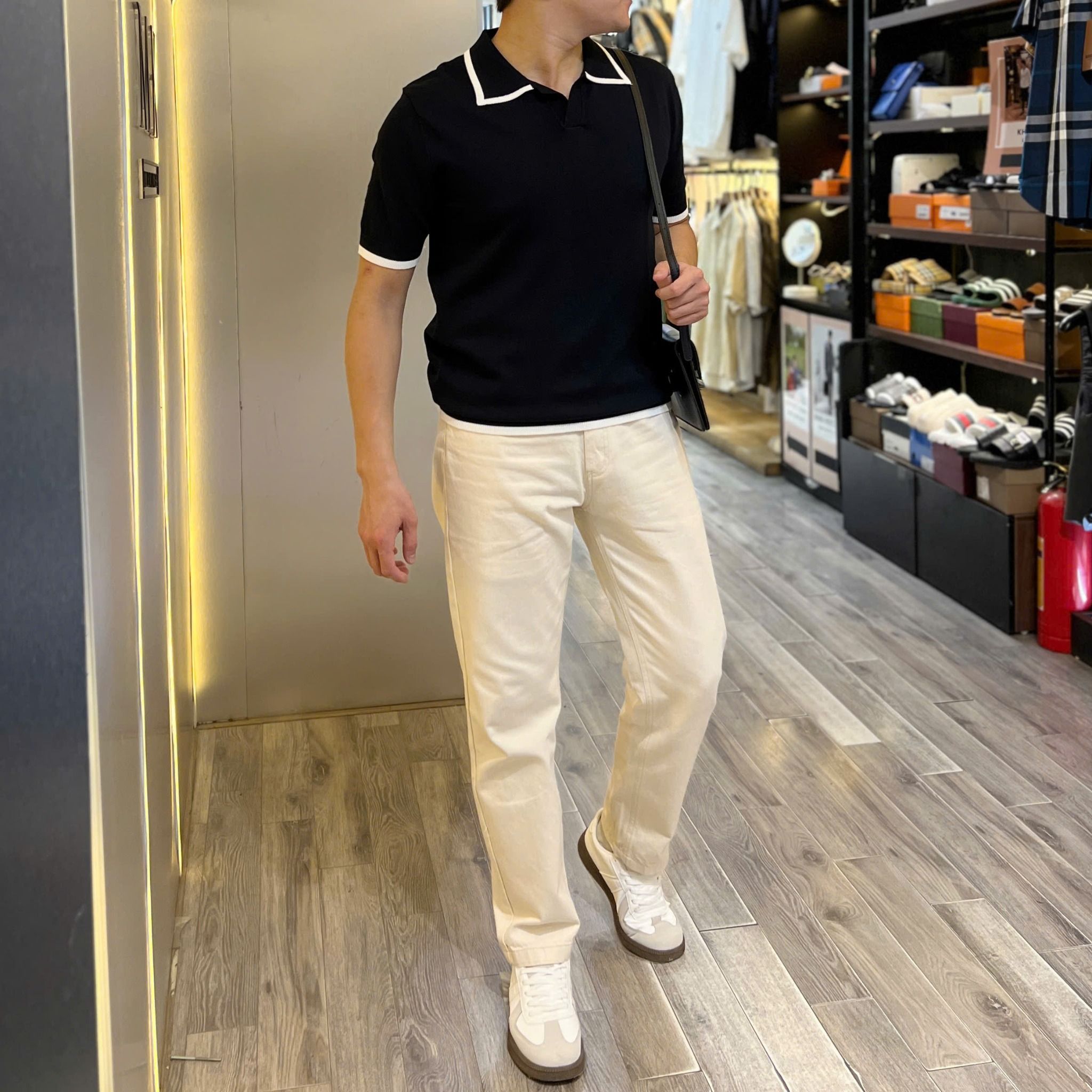  [ẢNH THẬT] Quần Jean Nam Ống Đứng Trơn 8057 