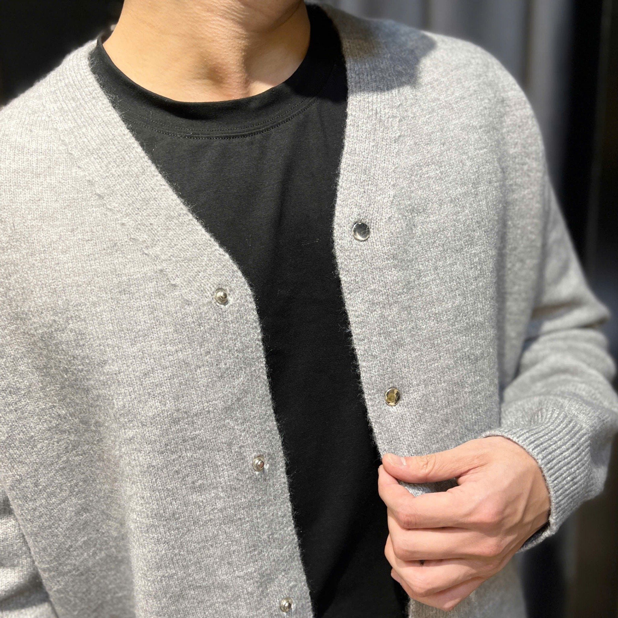  AK Cardigan QC XT M8161 Cúc Bấm 