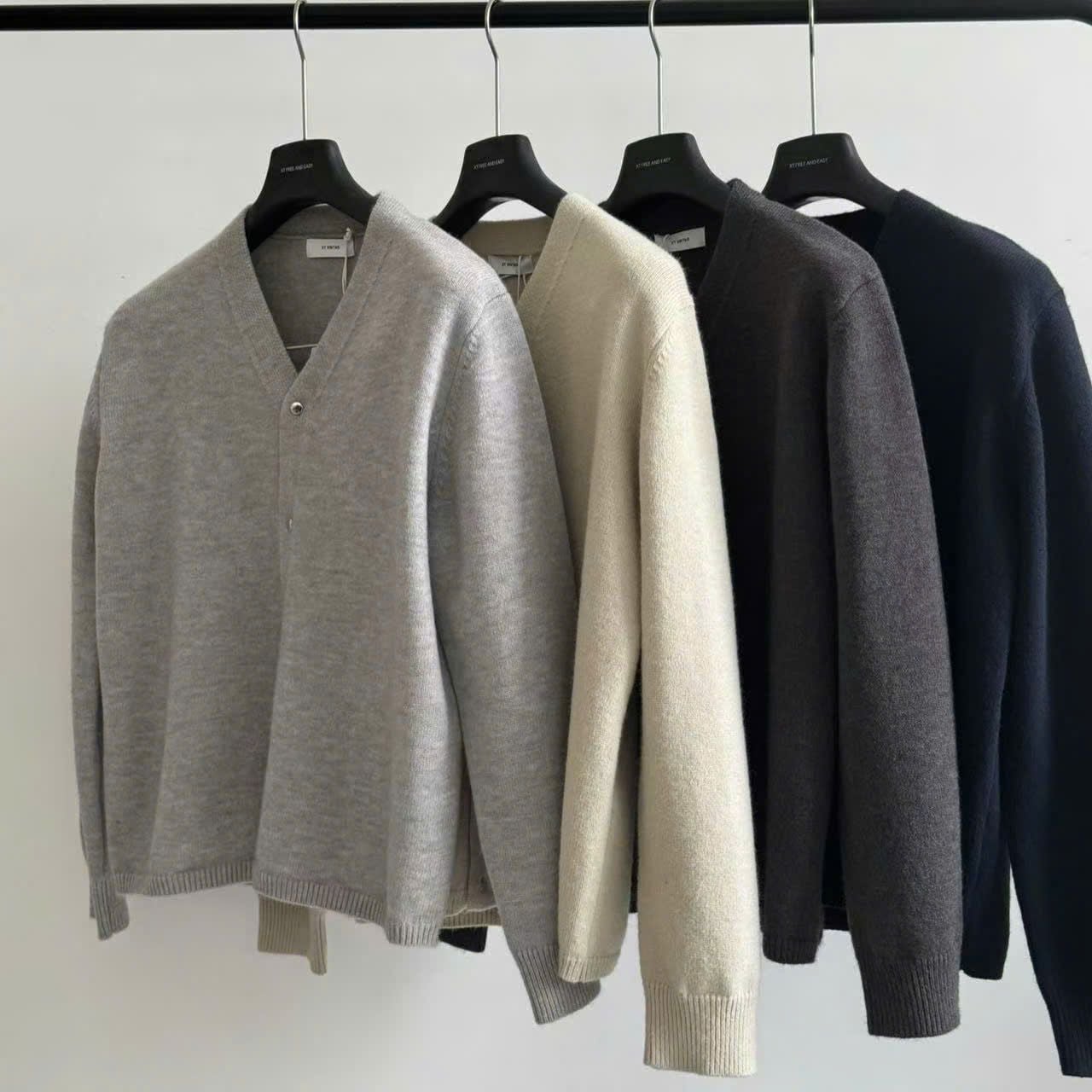  AK Cardigan QC XT M8161 Cúc Bấm 
