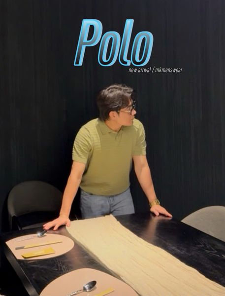  [ẢNH THẬT] Áo Polo Len Nam Ngắn Tay Vân Ngang B2002 