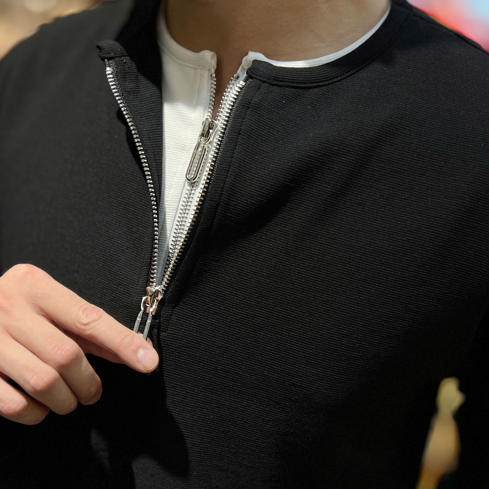  [ẢNH THẬT] Áo Dài Tay Nam Dáng Hàn Cổ Khoá 85005 