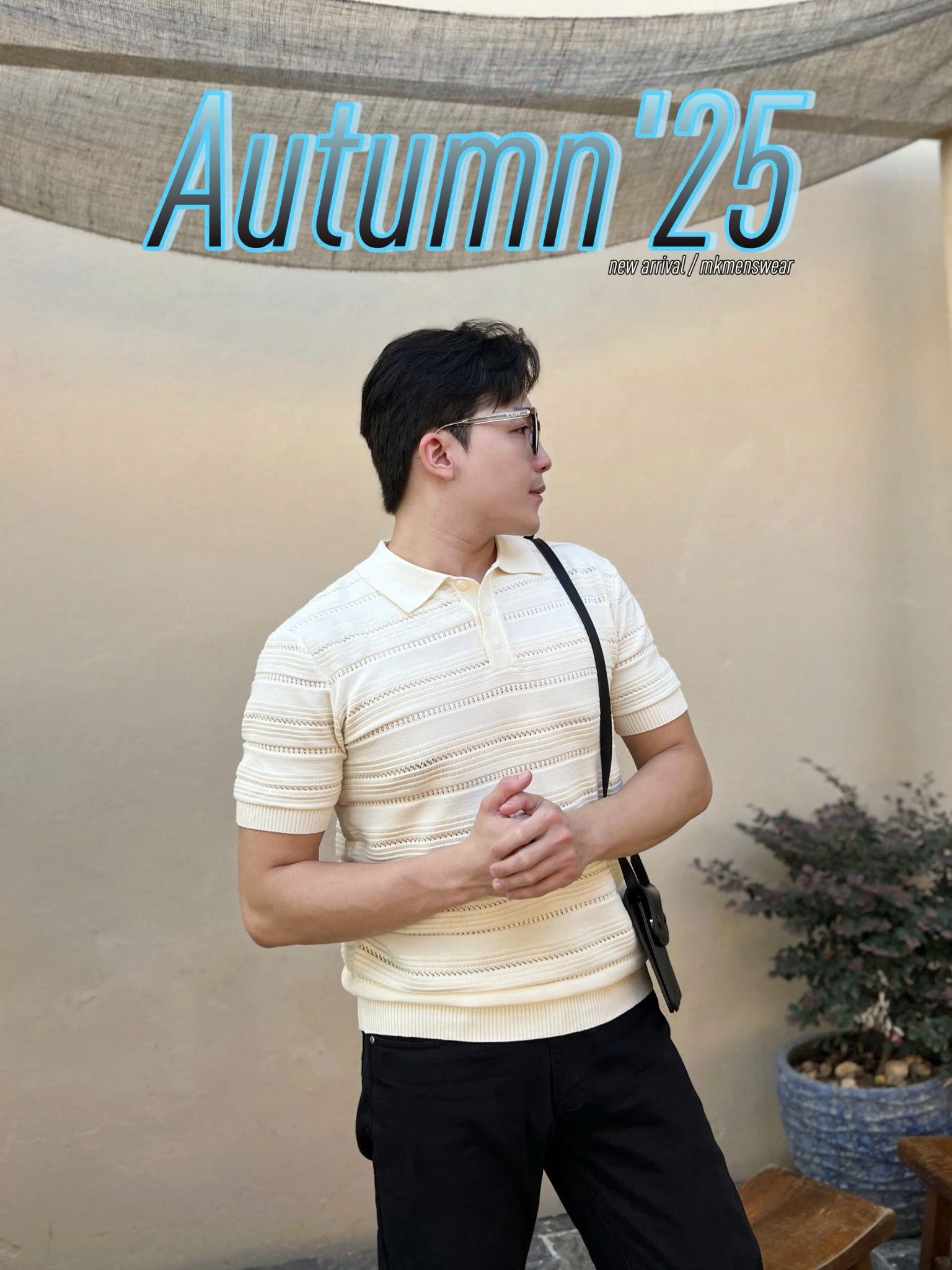  [ẢNH THẬT] Áo Polo Len Nam Ngắn Tay Vân Ngang 4158 