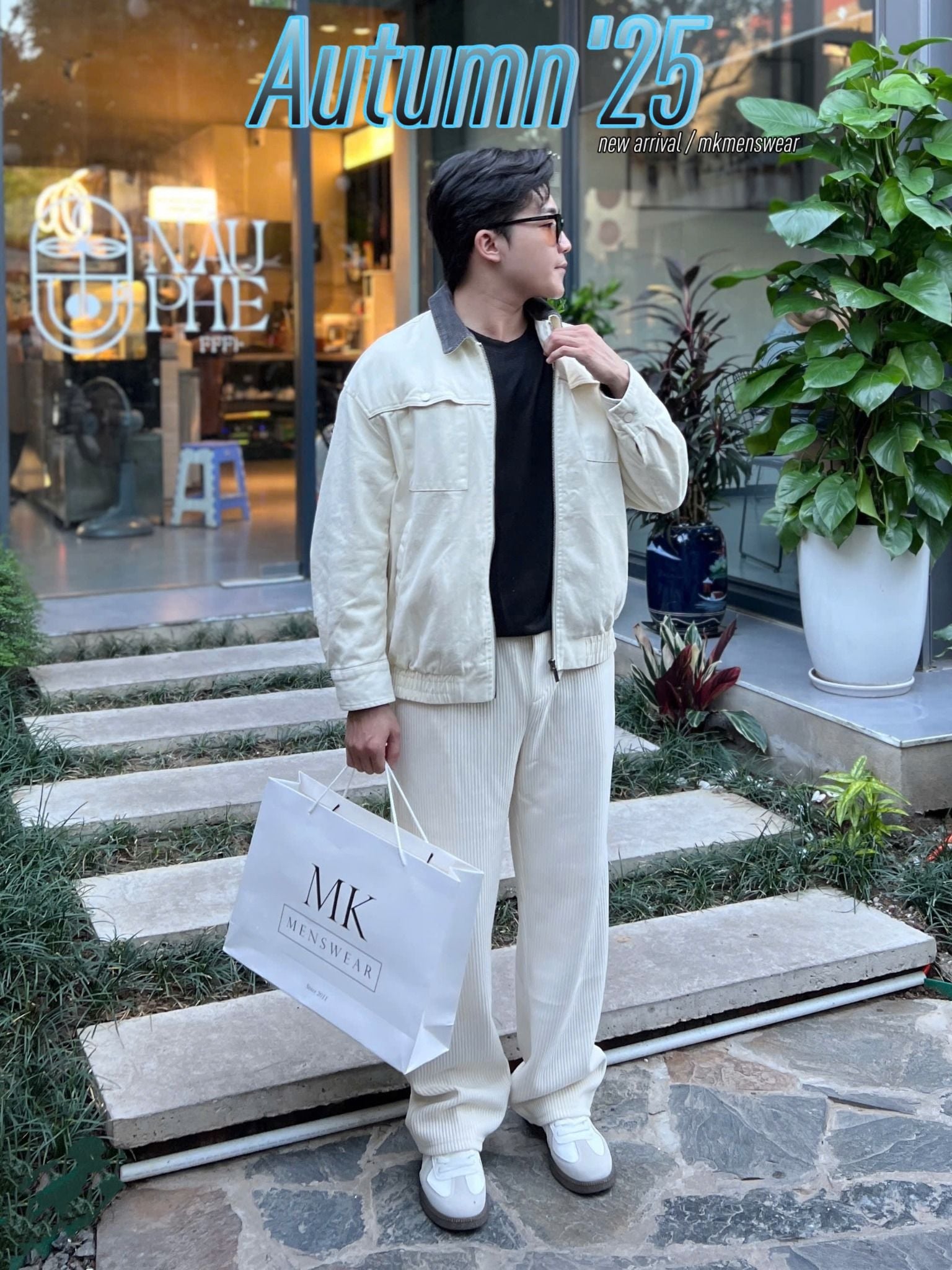  [ẢNH THẬT] Áo Khoác Jean Nam Phối Cổ Nhung 3112 