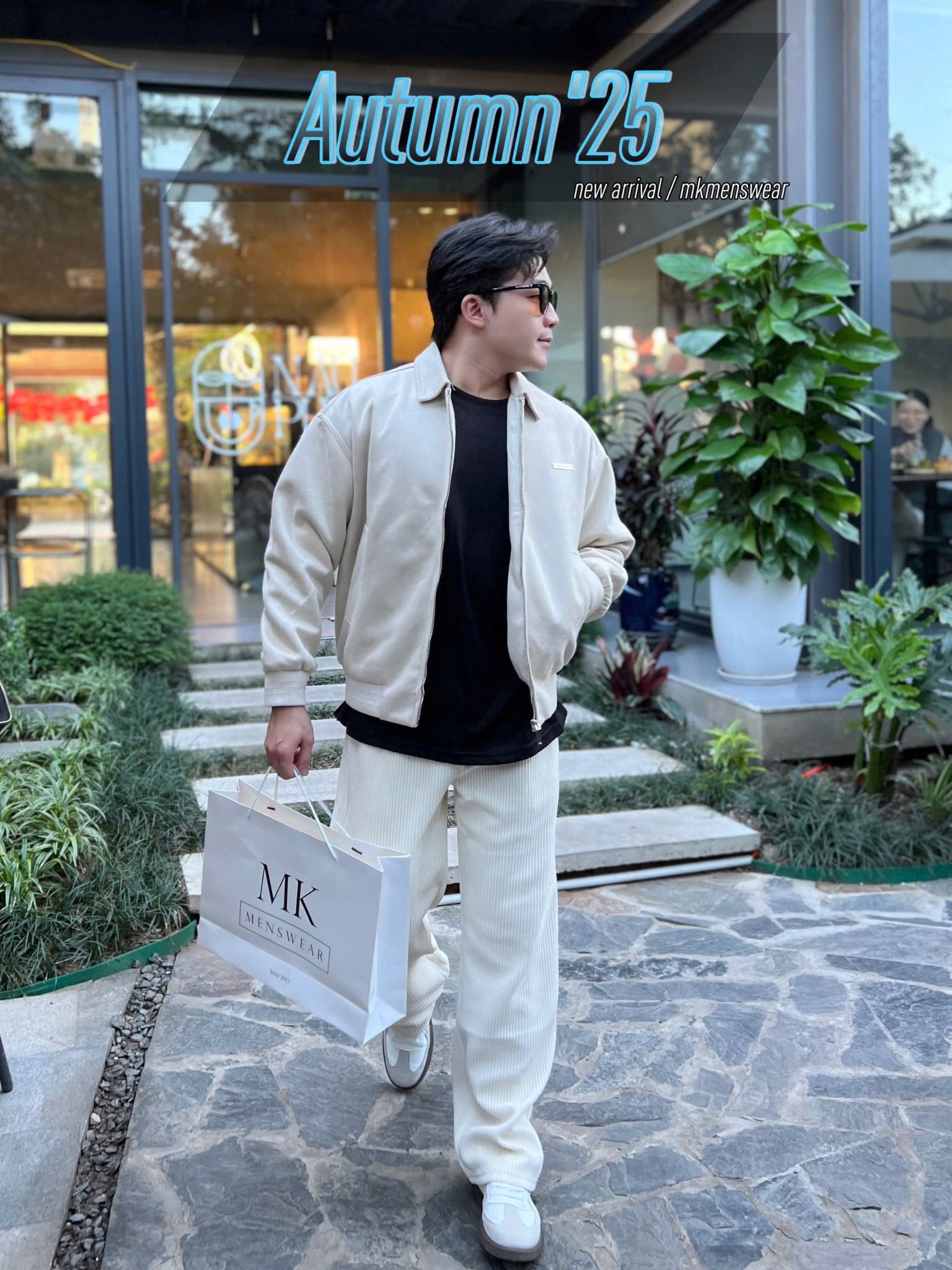  [ẢNH THẬT] Quần Nỉ Nhung Suông Nam Trơn 3097 