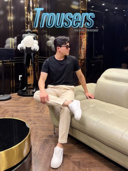  [ẢNH THẬT] Quần Âu Cộc Nam Dáng Hàn Trơn AKUBA 25 