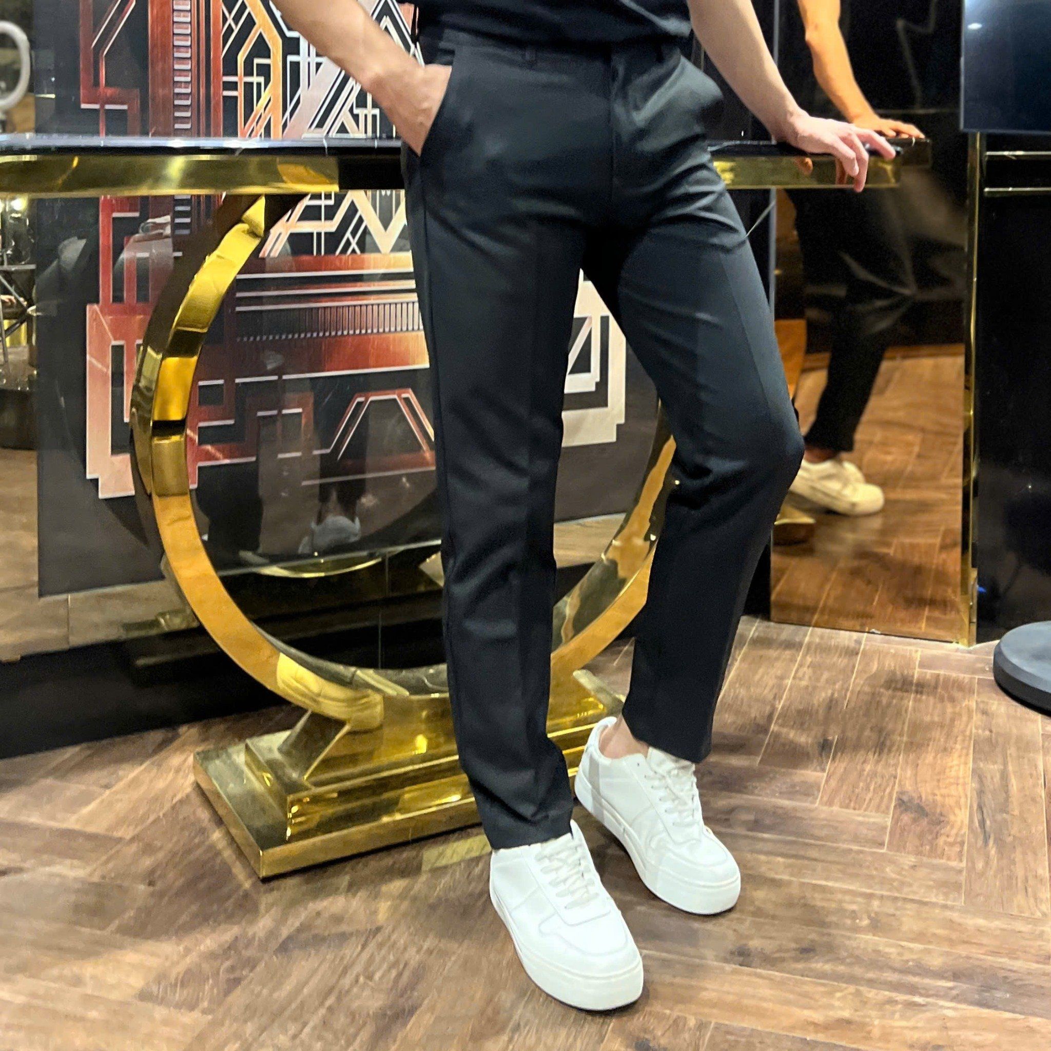  [ẢNH THẬT] Quần Âu Cộc Nam Dáng Hàn Trơn AKUBA 25 