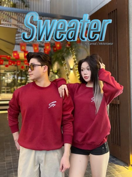  [ẢNH THẬT] Áo DàI Tay Nỉ Nam Chữ Ngực Thêu 3260 