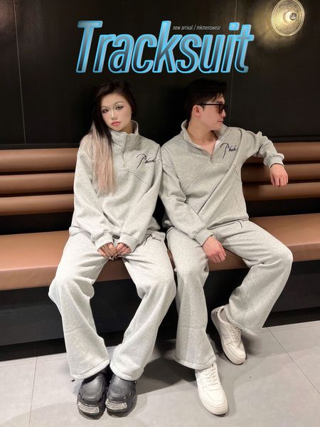  [ẢNH THẬT] Bộ Nỉ Dài Tay Nam Chữ Thêu Bhude 3375 