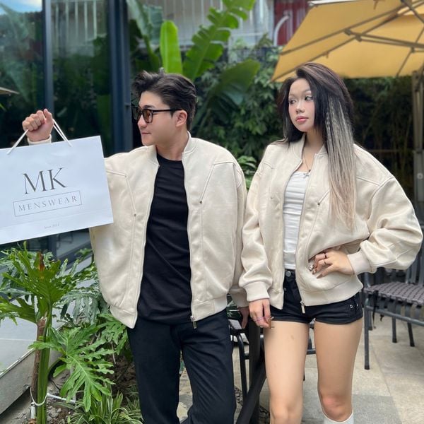  [ẢNH THẬT]  Áo Khoác Da Lộn Nam Phối Khuy 8052 