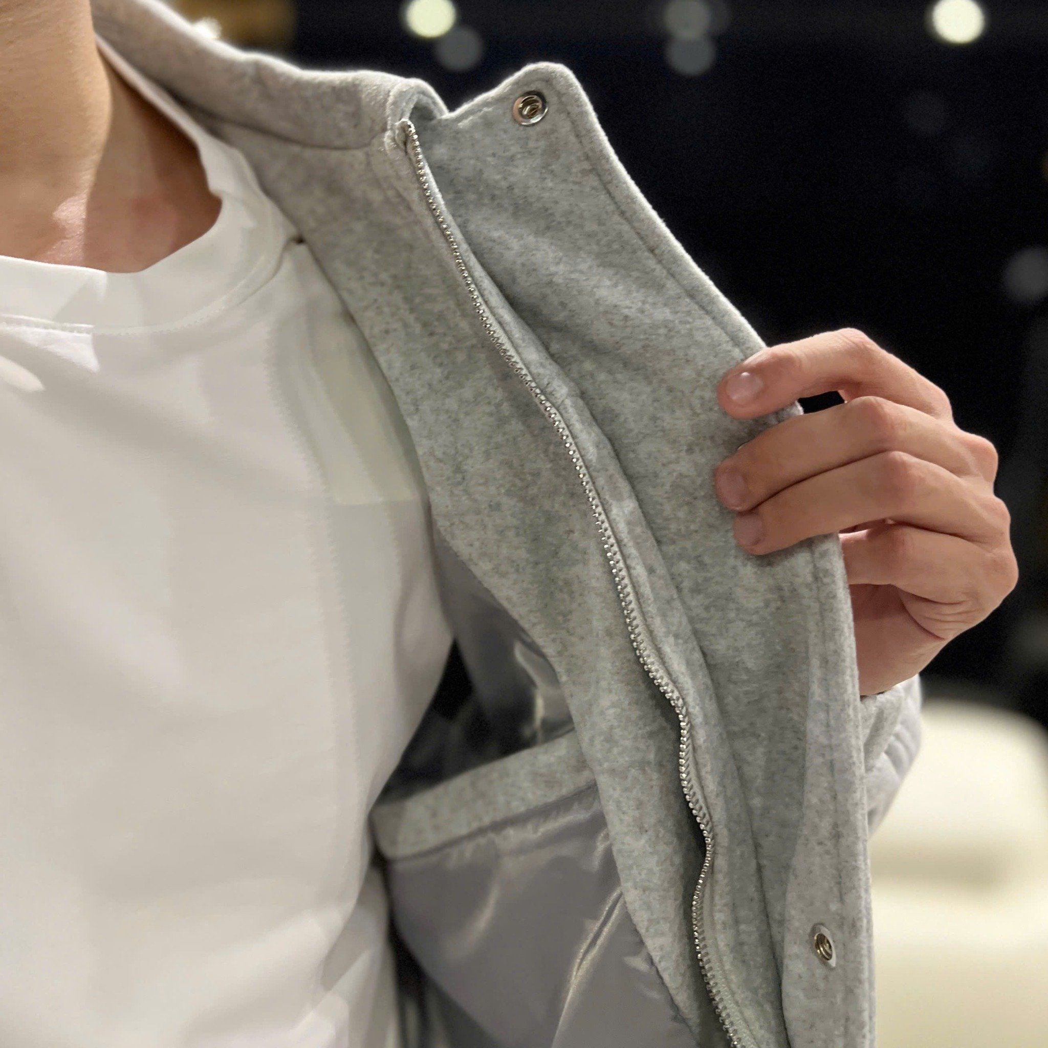  [ẢNH THẬT] Áo Khoác Dạ Nam Trơn Túi Ngực 8089 