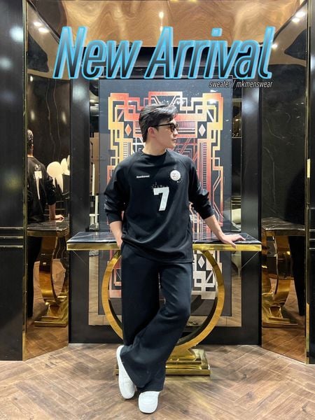  [ẢNH THẬT] Áo Dài Tay Nam Nữ Thêu Số 3360 