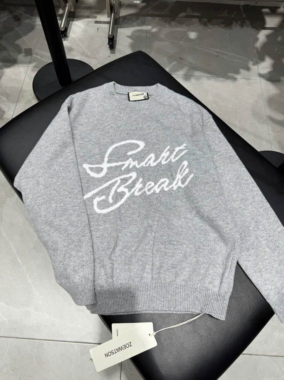  [ẢNH THẬT] Áo Len Dài Tay Nam Nữ Thêu Chữ 5512 