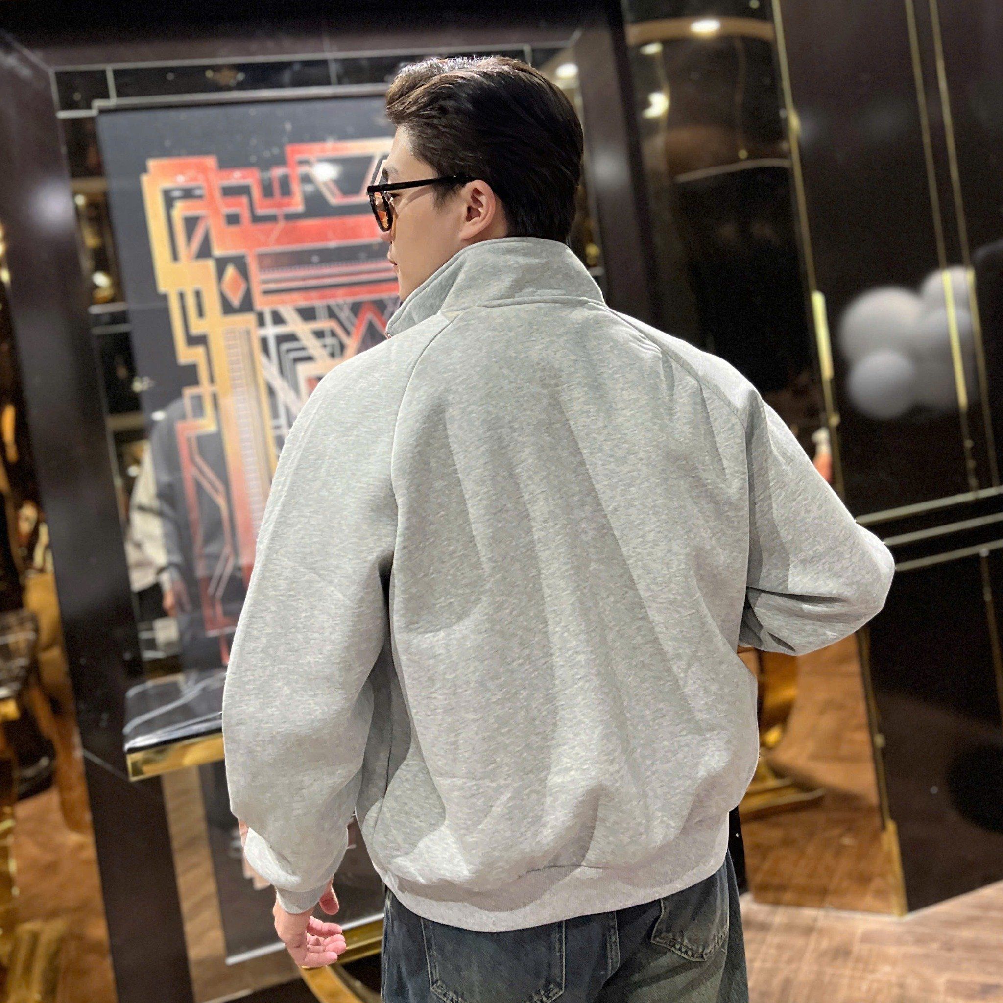  [ẢNH THẬT] Áo Khoác Nỉ Nam Trơn Dài Tay Z5151 